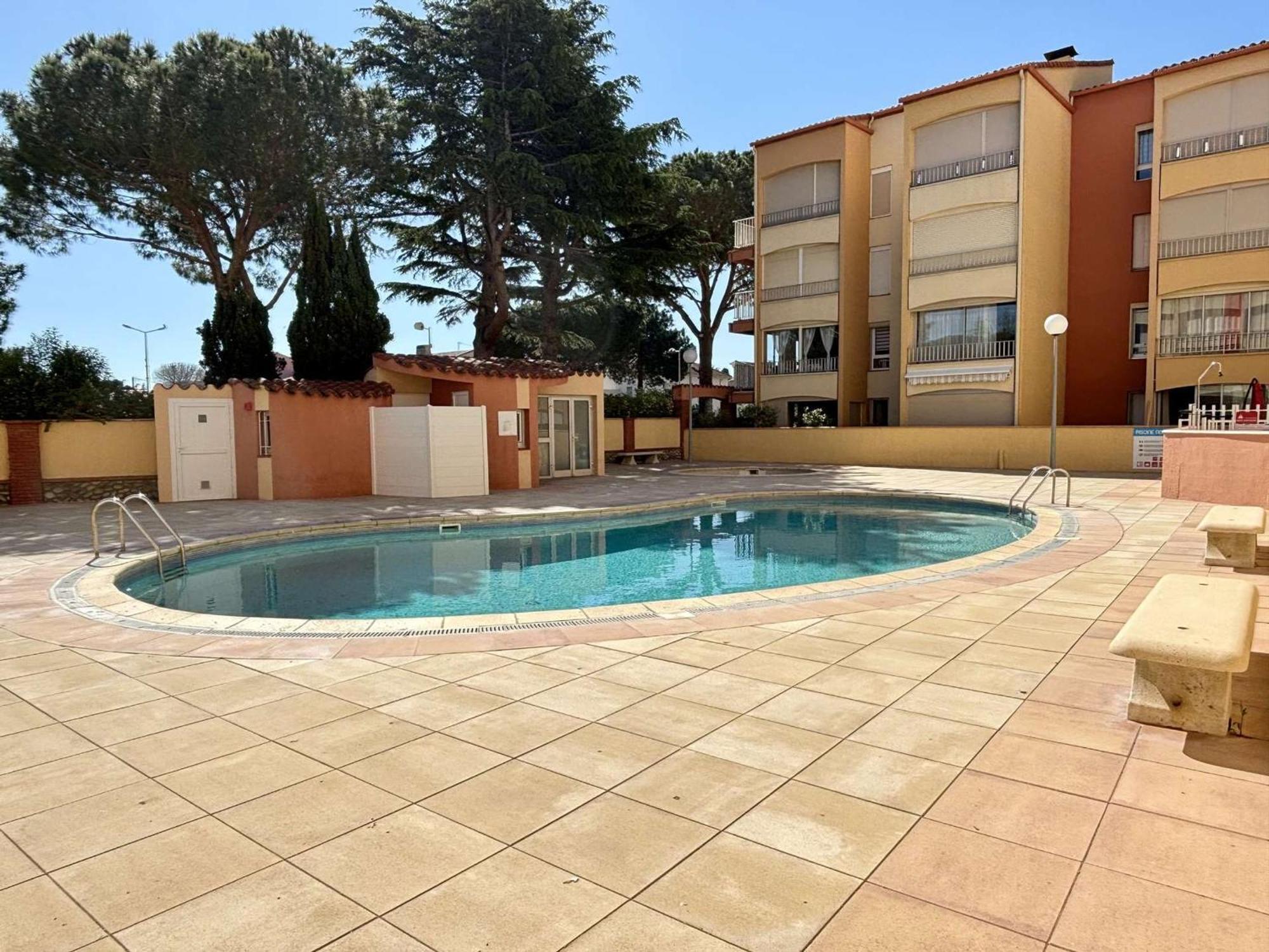 Studio/Cabine 4 Pers, Piscine, Proche Mer, Argeles-Sur-Mer - Fr-1-225-33 Εξωτερικό φωτογραφία